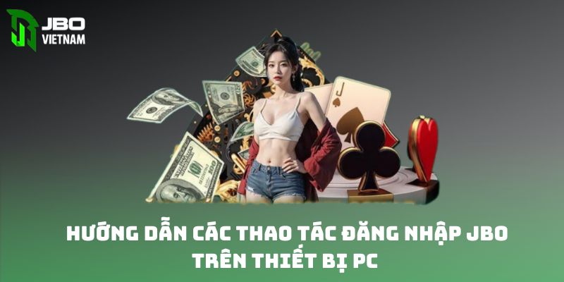 Hướng dẫn các thao tác đăng nhập JBO trên thiết bị PC 